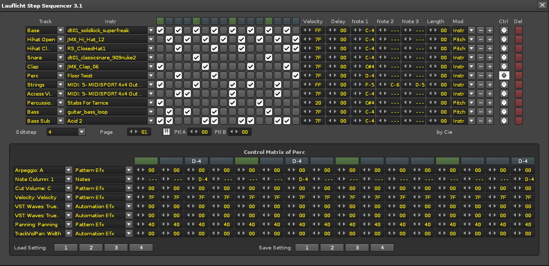 renoise tracker screenshot renoise tracker screenshot